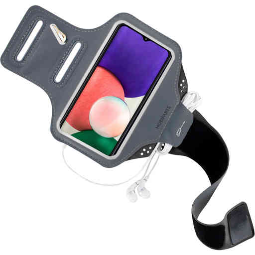 Mobiparts Comfort Fit Sport Armband Samsung Galaxy A22 5G (2021) Black