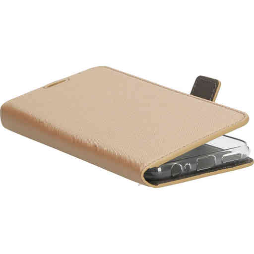 Mobiparts Saffiano Wallet Case Samsung Galaxy A22 5G (2021) Copper