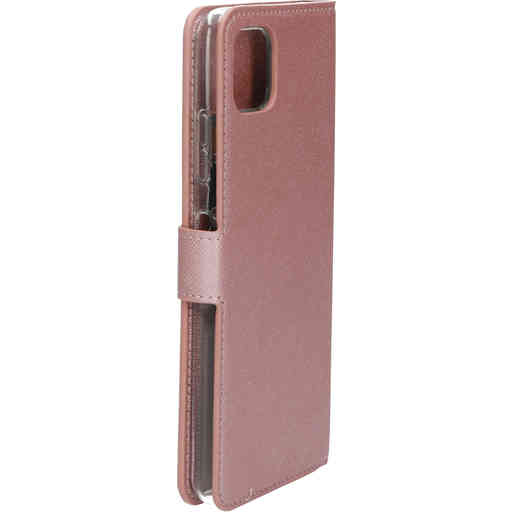 Mobiparts Saffiano Wallet Case Samsung Galaxy A22 5G (2021) Pink