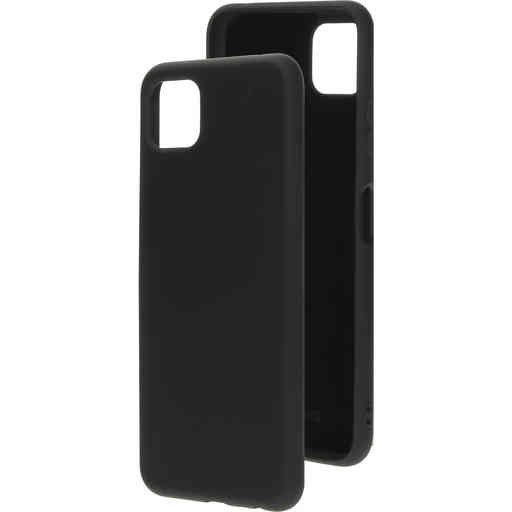 Mobiparts Silicone Cover Samsung Galaxy A22 5G (2021) Black