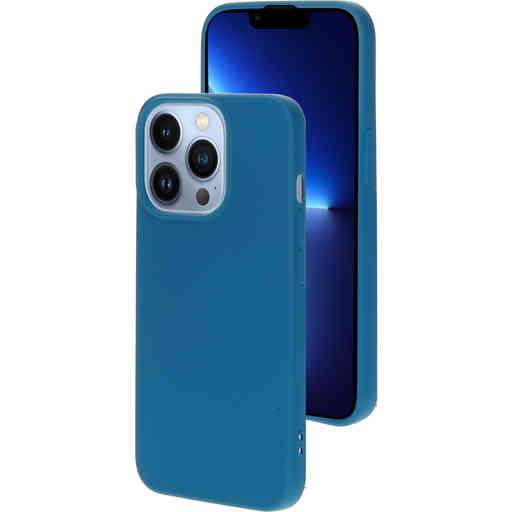 Mobiparts Silicone Cover Apple iPhone 13 Pro Blueberry Blue