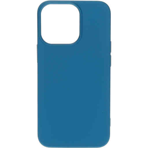 Mobiparts Silicone Cover Apple iPhone 13 Pro Blueberry Blue