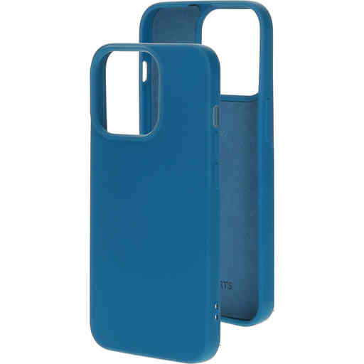 Mobiparts Silicone Cover Apple iPhone 13 Pro Blueberry Blue