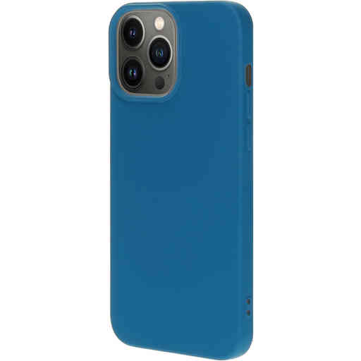 Mobiparts Silicone Cover Apple iPhone 13 Pro Max Blueberry Blue