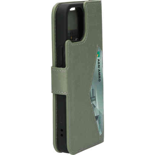 Mobiparts Classic Wallet Case Apple iPhone 13 Mini Stone Green
