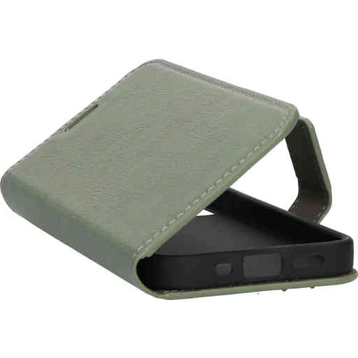 Mobiparts Classic Wallet Case Apple iPhone 13 Mini Stone Green