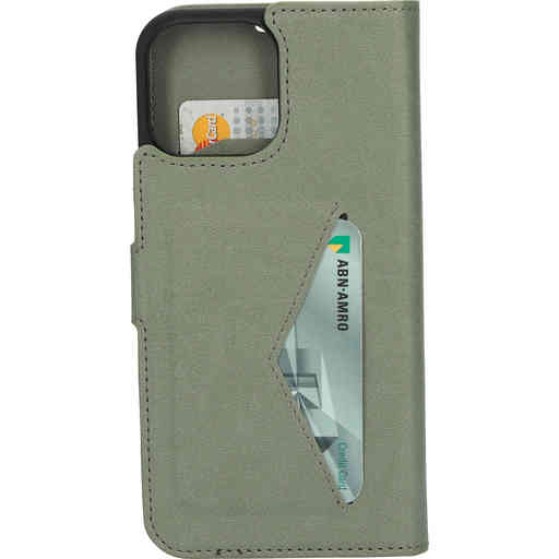 Mobiparts Classic Wallet Case Apple iPhone 13 Pro Max Stone Green