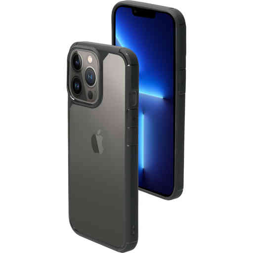 Mobiparts Rugged Clear Case Apple iPhone 13 Pro Black (Bulk)