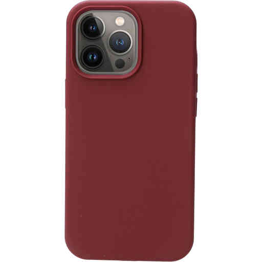Mobiparts Silicone Cover Apple iPhone 13 Pro Plum Red