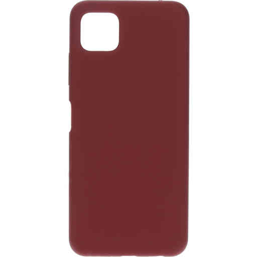 Mobiparts Silicone Cover Samsung Galaxy A22 5G (2021) Plum Red