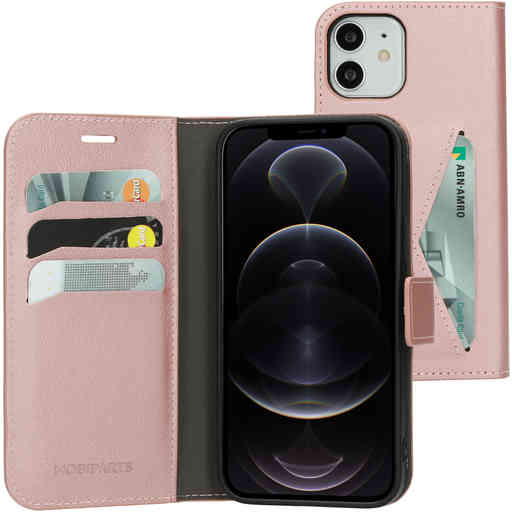 Mobiparts Classic Wallet Case Apple iPhone 12/12 Pro Pink