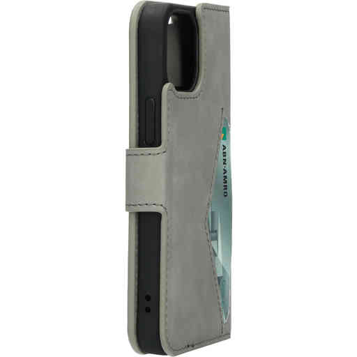 Mobiparts Classic Wallet Case Apple iPhone 13 Mini Granite Grey
