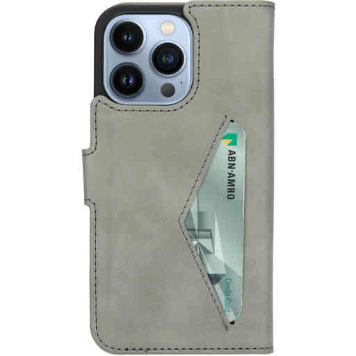 Mobiparts Classic Wallet Case Apple iPhone 13 Pro Granite Grey