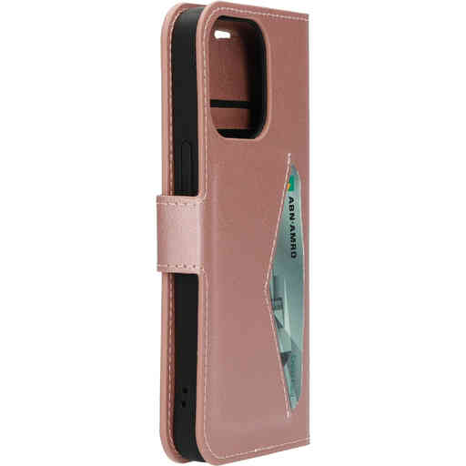 Mobiparts Classic Wallet Case Apple iPhone 13 Pro Pink