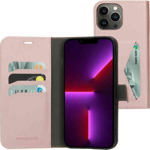 Mobiparts Classic Wallet Case Apple iPhone 13 Pro Max Pink