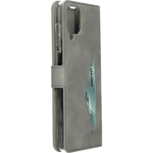 Mobiparts Classic Wallet Case Samsung Galaxy A12 (2021) Granite Grey