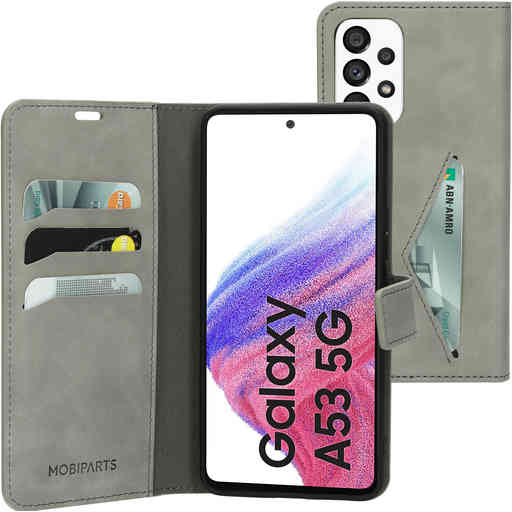 Mobiparts Classic Wallet Case Samsung Galaxy A53 (2022) Granite Grey