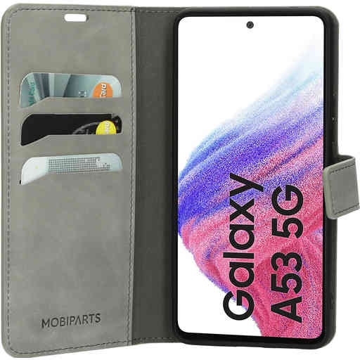 Mobiparts Classic Wallet Case Samsung Galaxy A53 (2022) Granite Grey