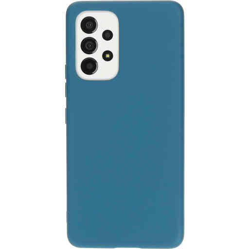 Mobiparts Silicone Cover Samsung Galaxy A53 (2022) Blueberry Blue