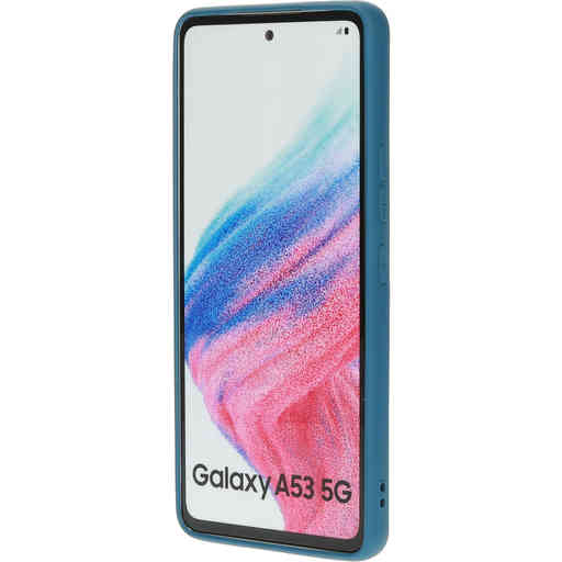 Mobiparts Silicone Cover Samsung Galaxy A53 (2022) Blueberry Blue