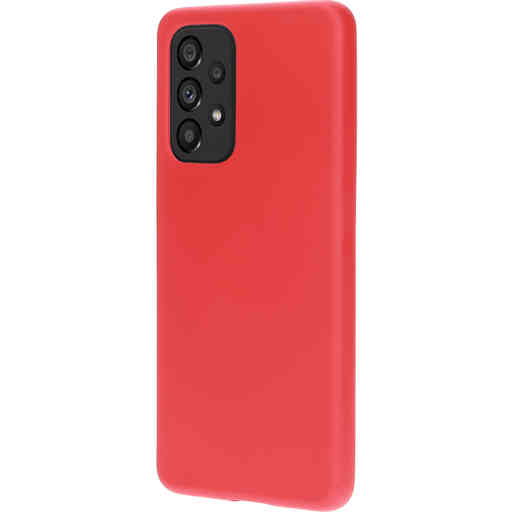 Mobiparts Silicone Cover Samsung Galaxy A53 (2022) Scarlet Red
