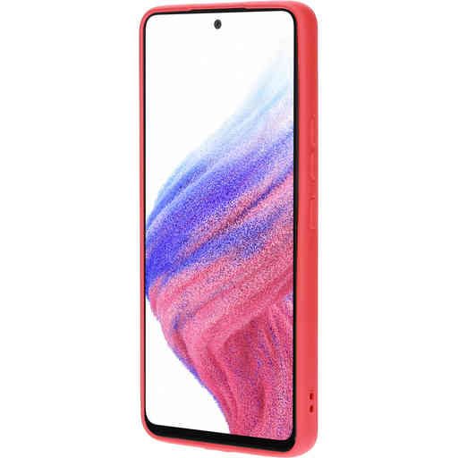 Mobiparts Silicone Cover Samsung Galaxy A53 (2022) Scarlet Red