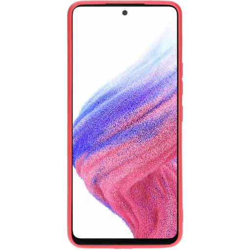 Mobiparts Silicone Cover Samsung Galaxy A53 (2022) Scarlet Red