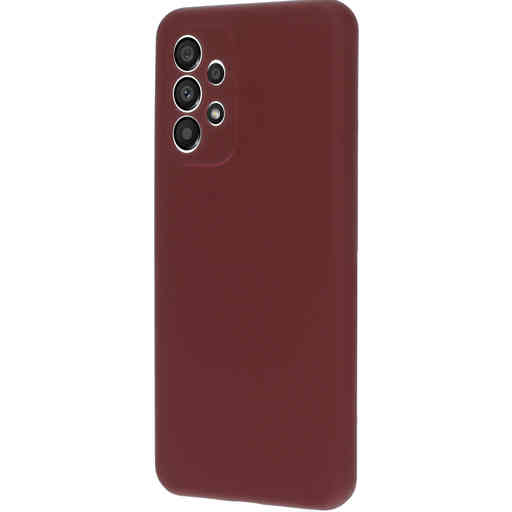Mobiparts Silicone Cover Samsung Galaxy A33 5G (2022) Plum Red