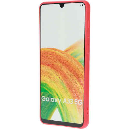Mobiparts Silicone Cover Samsung Galaxy A33 5G (2022) Scarlet Red