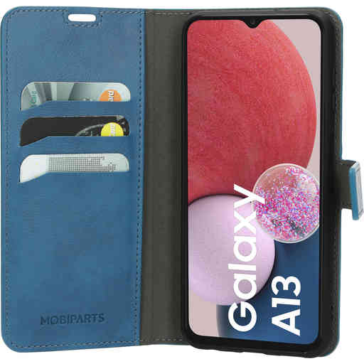 Mobiparts Classic Wallet Case Samsung Galaxy A13 4G (2022) Steel Blue