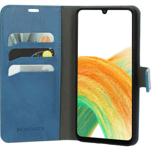 Mobiparts Classic Wallet Case Samsung Galaxy A33 5G (2022) Steel Blue