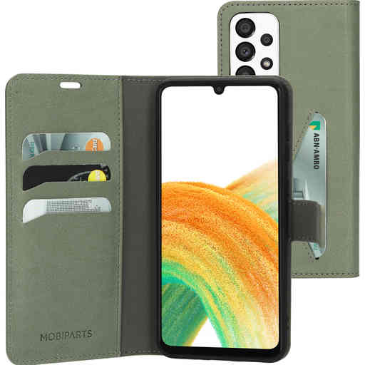 Mobiparts Classic Wallet Case Samsung Galaxy A33 5G (2022) Stone Green