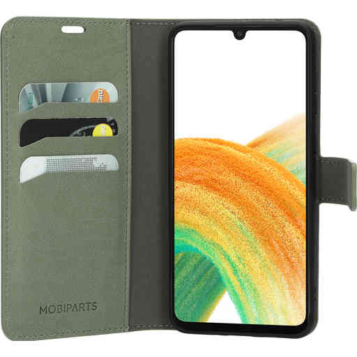 Mobiparts Classic Wallet Case Samsung Galaxy A33 5G (2022) Stone Green