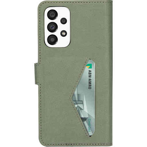 Mobiparts Classic Wallet Case Samsung Galaxy A33 5G (2022) Stone Green