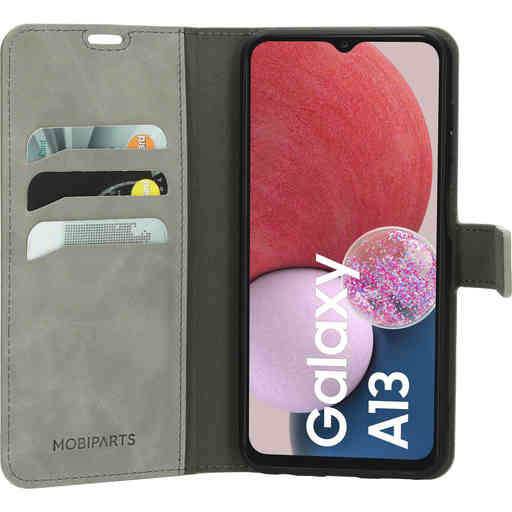Mobiparts Classic Wallet Case Samsung Galaxy A13 4G (2022) Granite Grey