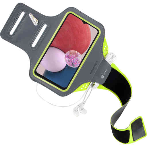 Mobiparts Comfort Fit Sport Armband Samsung Galaxy A13/A04s (2022) Neon Green