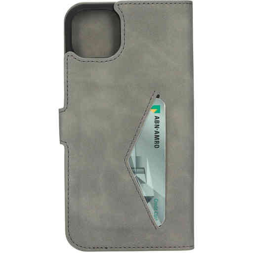 Mobiparts Classic Wallet Case Apple iPhone 14 Plus Granite Grey