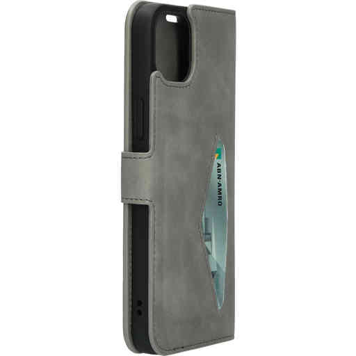 Mobiparts Classic Wallet Case Apple iPhone 14 Plus Granite Grey