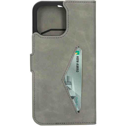 Mobiparts Classic Wallet Case Apple iPhone 14 Pro Max Granite Grey