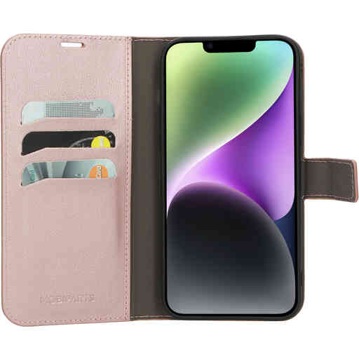 Mobiparts Classic Wallet Case Apple iPhone 14 Plus Pink