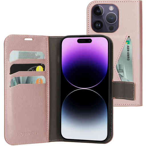 Mobiparts Classic Wallet Case Apple iPhone 14 Pro Pink