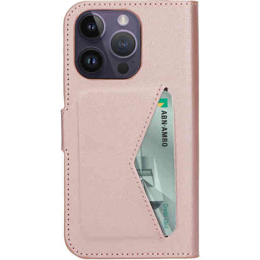 Mobiparts Classic Wallet Case Apple iPhone 14 Pro Pink