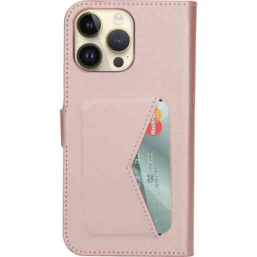 Mobiparts Classic Wallet Case Apple iPhone 14 Pro Max Pink