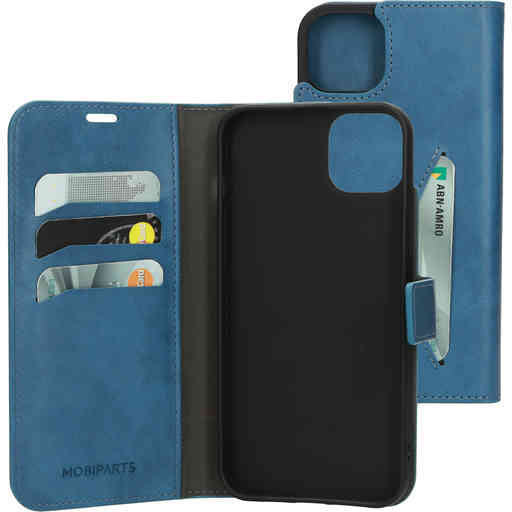 Mobiparts Classic Wallet Case Apple iPhone 14 Plus Steel Blue