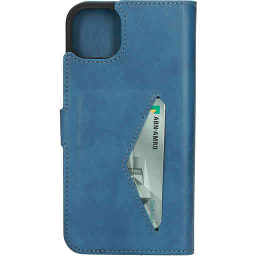 Mobiparts Classic Wallet Case Apple iPhone 14 Plus Steel Blue