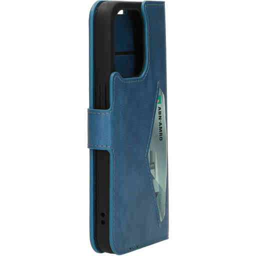 Mobiparts Classic Wallet Case Apple iPhone 14 Pro Steel Blue