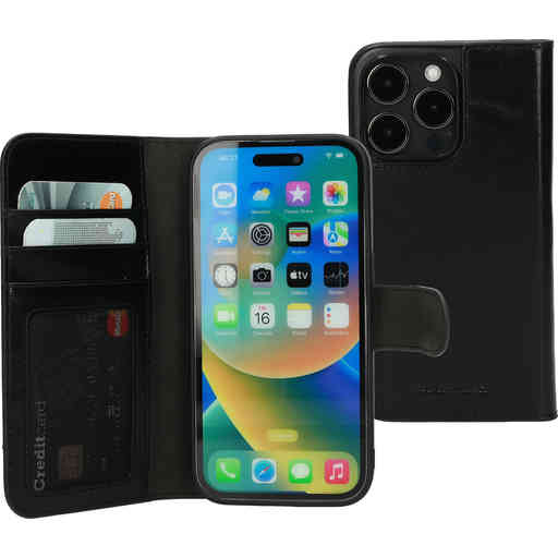 Mobiparts Excellent Wallet Case 2.0 Apple iPhone 14 Pro Jade Black
