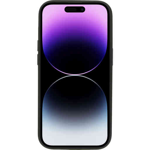 Mobiparts Silicone  Cover Apple iPhone 14 Pro Black (Magsafe Compatible)