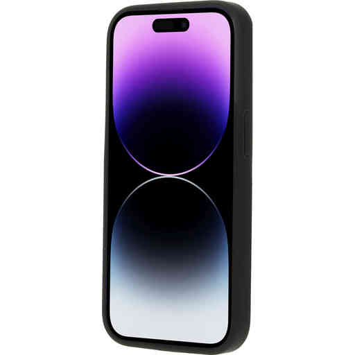 Mobiparts Silicone  Cover Apple iPhone 14 Pro Black (Magsafe Compatible)