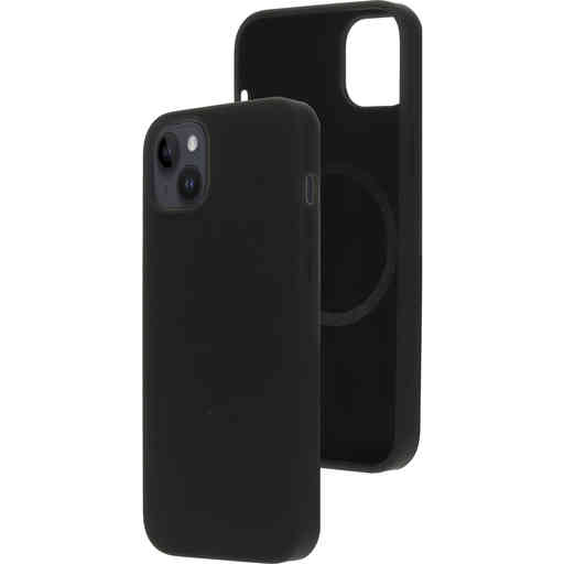 Mobiparts Silicone  Cover Apple iPhone 14 Plus Black (Magsafe Compatible)